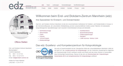 Desktop Screenshot of enddarm-zentrum.de