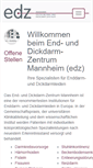 Mobile Screenshot of enddarm-zentrum.de